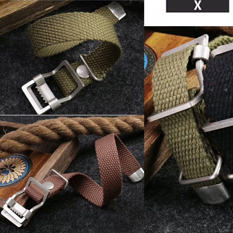 Canvas Strap Watch - Tali Jam Tangan Kanvas Nilon Berkualitas