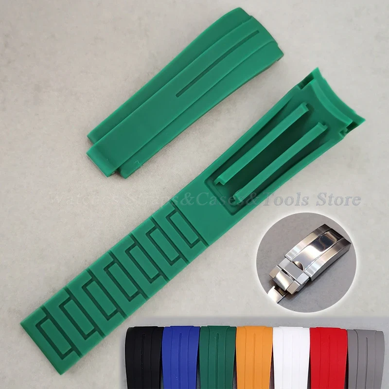 Rolex Watch Datejust - Tali jam tangan karet untuk Rolex,
