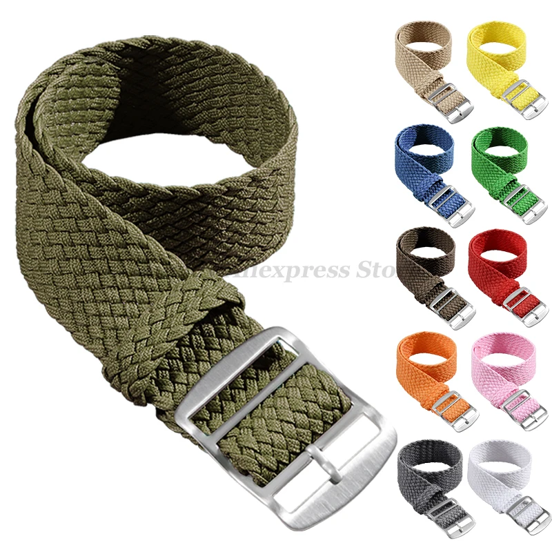 Perlon Strap Woven - Tali Nilon Tenun untuk Tali Jam