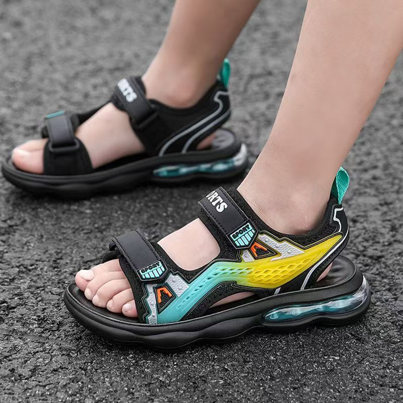Sport Loop Velcro - Sandal Olahraga Kasual Ujung Terbuka Baru