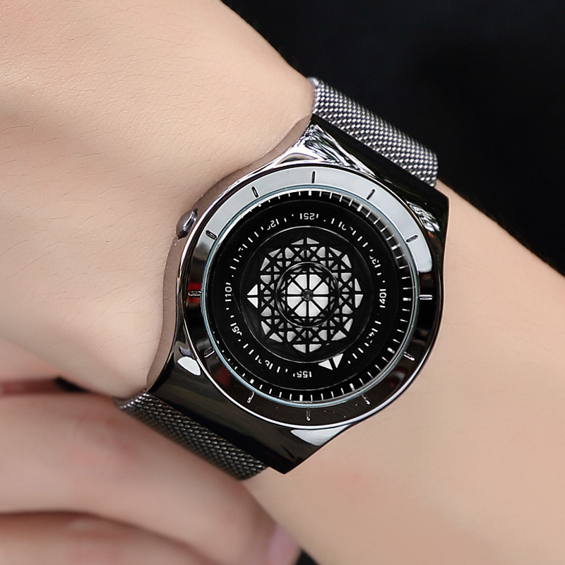 Leather Watch Band Men - Jam Tangan Geek Jam Tangan Kuarsa