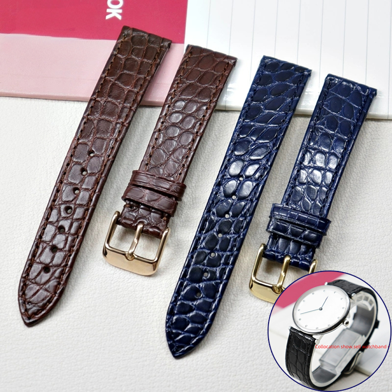Tali Kulit Asli Buaya Tipis un - Cartier Watch Tank ulasan dan harga